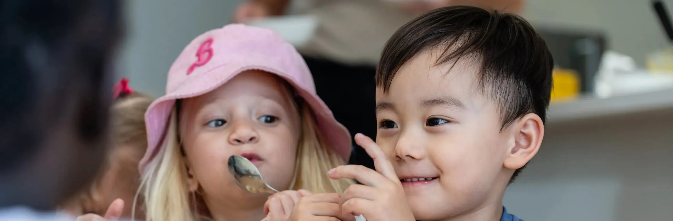 Children playing and learning at Amara Early Learning Centre.